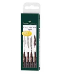 PITT ARTIST PENS SEPIA 4 FEUTR FABER-CASTELL