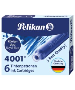 CARTOUCHE PELIKAN BLEU TP6 ETUI DE 6