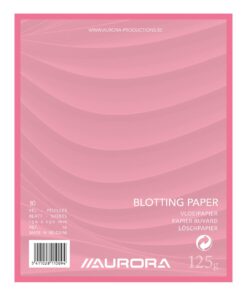 BLOC BUVARD ROSE 15*19CM 125GR AURORA 10 FEUILLES