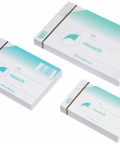 FICHE BLANCHE 75X125MM UNI RAUSCH 100
