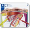 72 CRAYONS COULEUR STAEDTLER BOITE METALLIQUE
