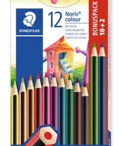 CRAYON DE COULEUR NORIS 10+2 STAEDTLER 12 COLOR