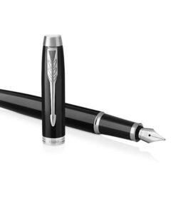 PARKER IM PLUME LAQUE NOIR/ARG