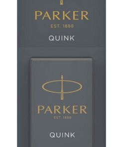 PARKER 10 CARTOUCHES BLEU BLIS EFFACABLES QUINK