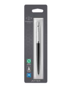 JOTTER BILLE MET NOIR BLISTER PARKER STYLO CORPS METAL