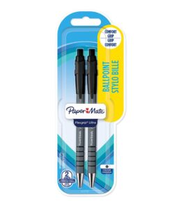 FLEXGRIP NOIR BLISTER DE 2 STYLO BILLE PAPER-MATE