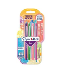 SET 8 FEUTRES FLAIR TROPICAL PAPER-MATE