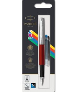 PARKER JOTTER PLUME ROUGE BLIS - STYLO PLUME MOYENNE