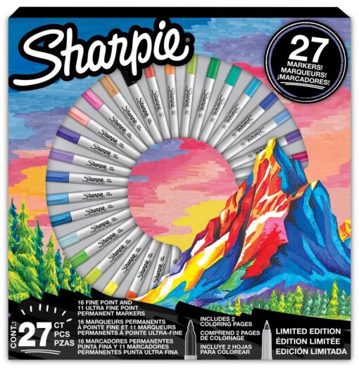 SET 27 MARQUEURS SHARPIE MARQUEURS PERMANENT