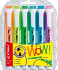 STABILO BOSS FLUO ETUI 6 ASS SURLIGNEURS POCHETTE ASSORTIES