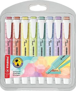 STABILO SWING PASTEL ETUI DE 8 SURLIGNEURS ASSORTIES POCHETTE