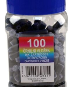 100 CARTOUCHES ENCRE BLEU