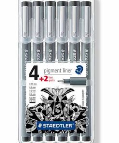 PIGMENT LINER NOIR 4+2 STAEDTLER