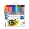 36 FEUTRES DE COLORIAGE DOUBLE POINTE STAEDTLER BIPOINTE BLIS