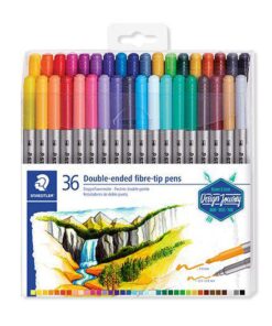 36 FEUTRES DE COLORIAGE DOUBLE POINTE STAEDTLER BIPOINTE BLIS