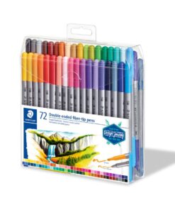 72 FEUTRES DE COLORIAGE DOUBLE POINTE STAEDTLER BIPOINTE BLIS