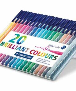 TRIPLUS COLOR 20 FEUTRES 1MM STAEDTLER ETUI CHEVALET FEUTRES DE COLORIAGE ERGONOM