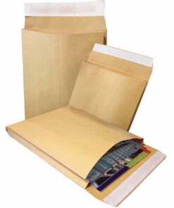 ENVEL SOUFFLET BRUNE 250X350X4 BOITE 250 ENVELOPPES 88106481