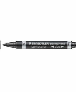 LUMOCOLOR DUO PERM NOIR MARQUEUR PERMANENT STAEDTLER DRYSAFE