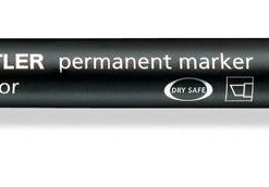 LUMOCOLOR NOIR BISEAU PERMANENT - BISEAUTE STAEDTLER DRYSAFE MARQUEUR