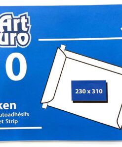 ENVELOPPE SAC 23X31CM P/10 A4 AUTOCOLLANTE - BLANCHE CELLO