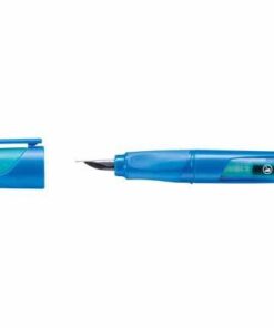 STYLO PLUME STABILO BOIS BLUE BEECH + 1 CARTOUCHE