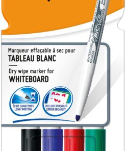 VELLEDA 1741 MOY 2MM ETUI DE 4 COULEURS ASSORTIE 1744 MARQUEURS TABLEAUX BLANCS