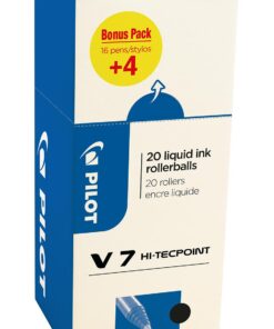 PILOT V7 NOIR 16+4 VALUE PACK