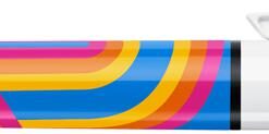 BIC 4 COULEURS DECOR LINE BLUE STYLO BILLE