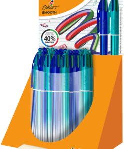BIC 4 COULEURS SMOOTH TUBO 30 GRADIENT - STYLO BILLE DISPONIBLE EN AVRIL