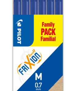 PILOT FRIXION 6 RECHARGES BLEU 0.7 EFFACABLE FAMILY PACK