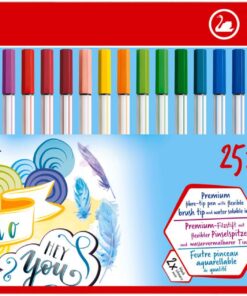 PEN68 BRUSH BOITE METAL 25P STABILO BRUSH - FEUTRES AQUARELLABLES