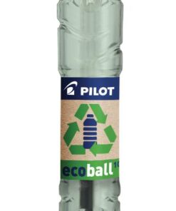 STYLO BILLE ECOBALL NOIR PILOT - 86% PLASTIQUE RECYCLE