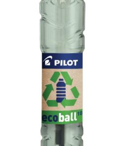 STYLO BILLE ECOBALL ROUGE PILOT - 86% PLASTIQUE RECYCLE