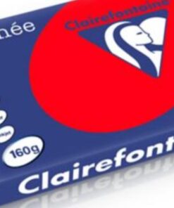 TROPHEE A3 160G ROUGE CORAIL PAPIER CLAIRFONTAINE RAME DE 250 FEUILLES