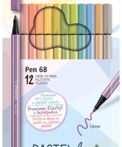 STABILO PEN 68 PASTEL ETUI 12 FEUTRES - PASTEL LOVE