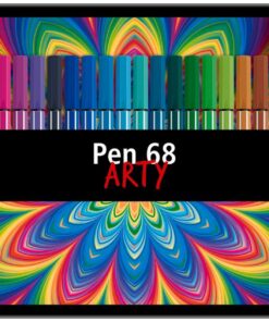 STABILO PEN 68 P30 BTE MET  30 FEUTRES DE COLORIAGE BOITE METALLIQUE