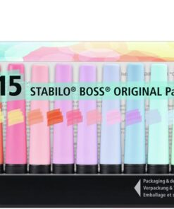 STABILO BOSS PASTEL SET 15P DESKSET 15 PIECES