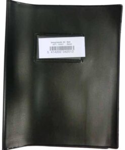 COUVRE CAHIER A5 NOIR BRONYL - PVC
