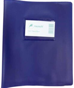 COUVRE CAHIER A5 BLEU BRONYL - PVC