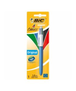 BIC 4 COULEURS MEDIUM BLISTER STYLO BILLE