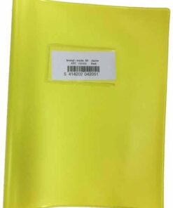 COUVRE CAHIER A5 JAUNE BRONYL - PVC