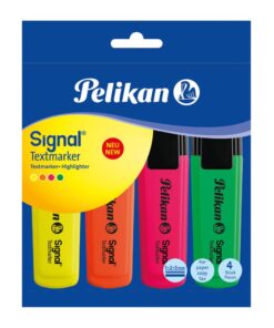 SURLIGNEURS PELIKAN PAR 4 ASS BLISTER