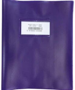 COUVRE CAHIER A5 VIOLET BRONYL - PVC