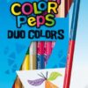 12 CRAYONS COUL DUO MAPED CRAYONS DE COULEUR COLOR'PEPS BICOLOR FSC