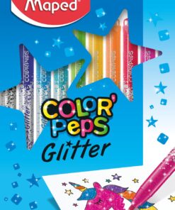 10 FEUTRES PAILLETES MAPED COLOR'PEPS LAVABLE COLOR PEPS GLITTER