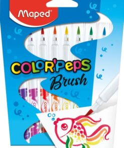 FEUTRES BRUSH MAPED ETUI DE 10 FEUTRES PINCEAU COLOR'PEPS