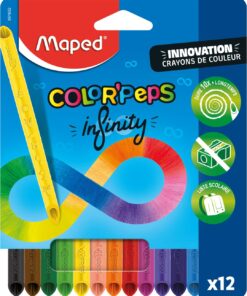 MAPED INFINITY 12 CRAYONS DE COULEUR