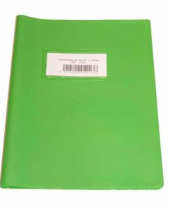 COUVRE CAHIER A5 VERT CLAIR BRONYL - PVC