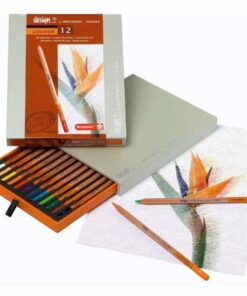 BRUYNZEEL 12 DESIGN COLOR CRAYONS DE COULEURS QUALITE SUPERIEURE ECRIN BOIS